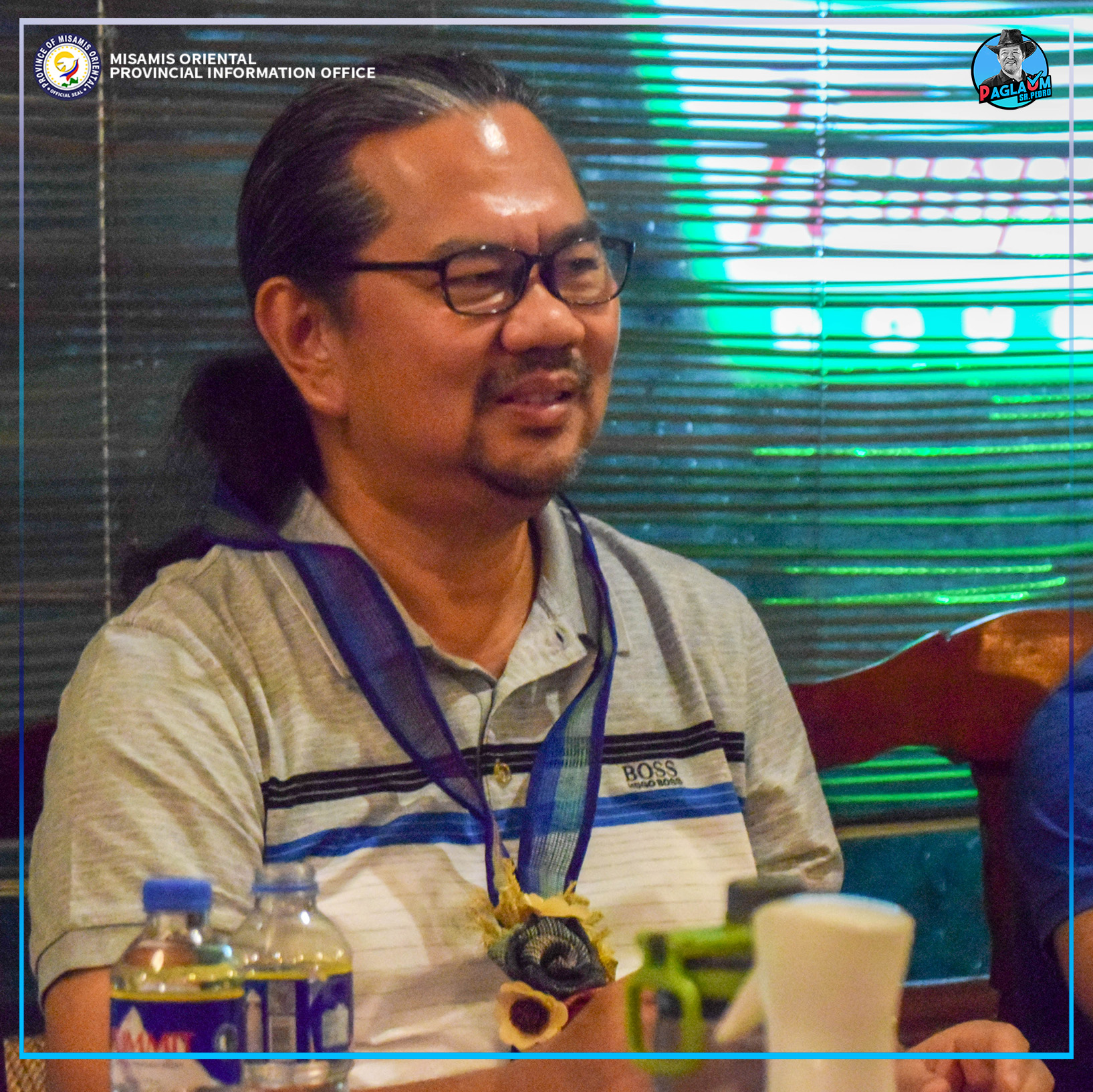 Pakighinabi ni Gov. Peter Unabia kay Manila Teachers Partylist Representative Virgilio Lacson kauban ang mga kadagkuan.