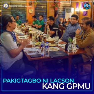 Manila Teachers Partylist Representative Virgilio Lacson atol sa tigom.