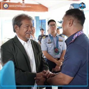 Pakighimamat ni Gobernador Peter Unabia sa new PNP-10 Commanding Officer PBGen Ricardo Layug Jr.