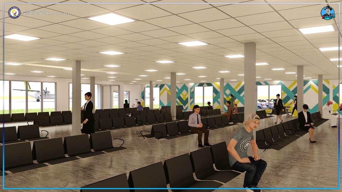 Architectural Perspective sa Laguindingan Airport Terminal Building expansion project