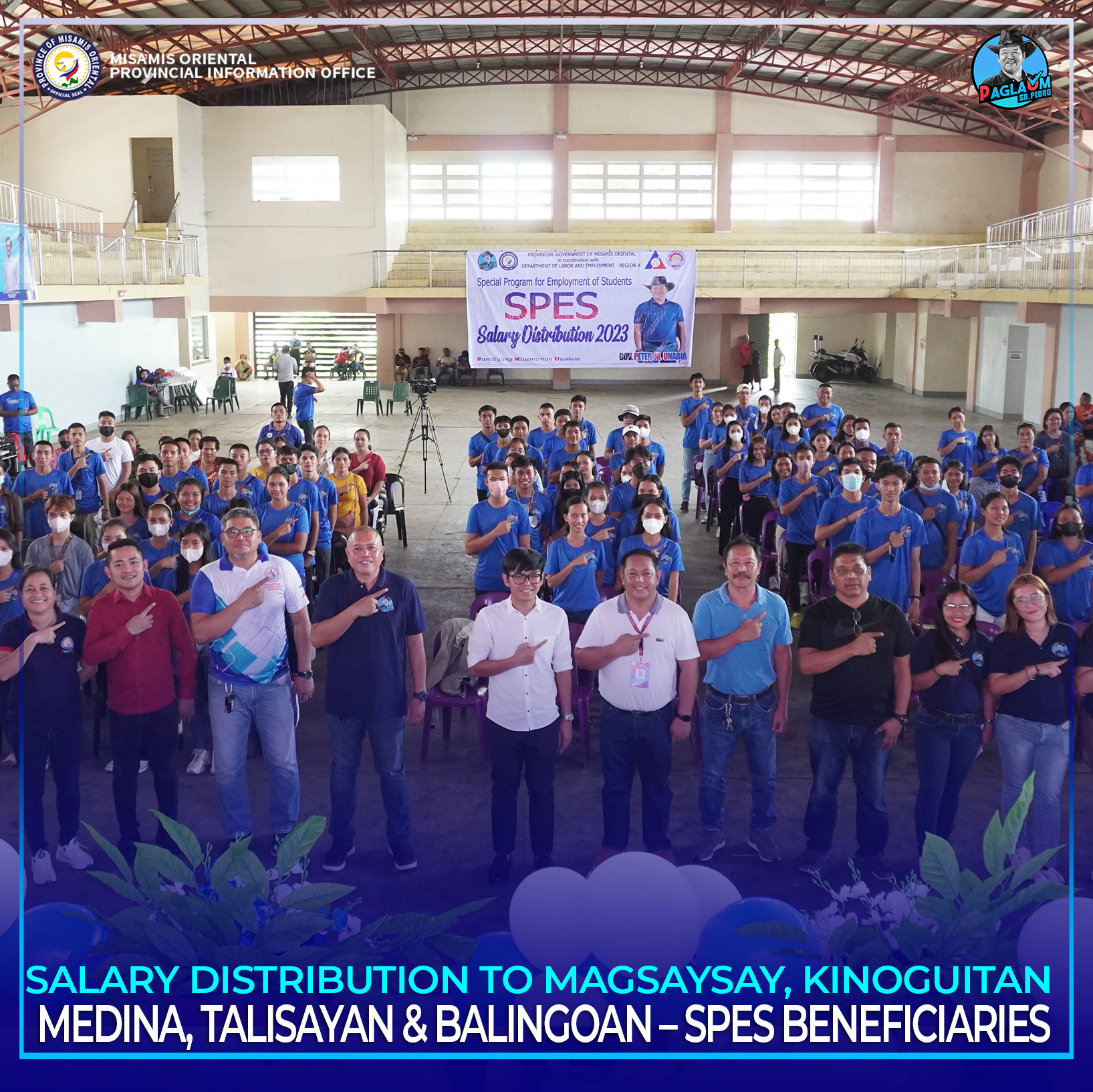SPES beneficiaries, PESO Employees ug mga opisyal.