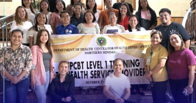 Mga personahe sa Department of Health Center for Health Development Northern Mindanao kauban ang mga health workers sa rehiyon 10