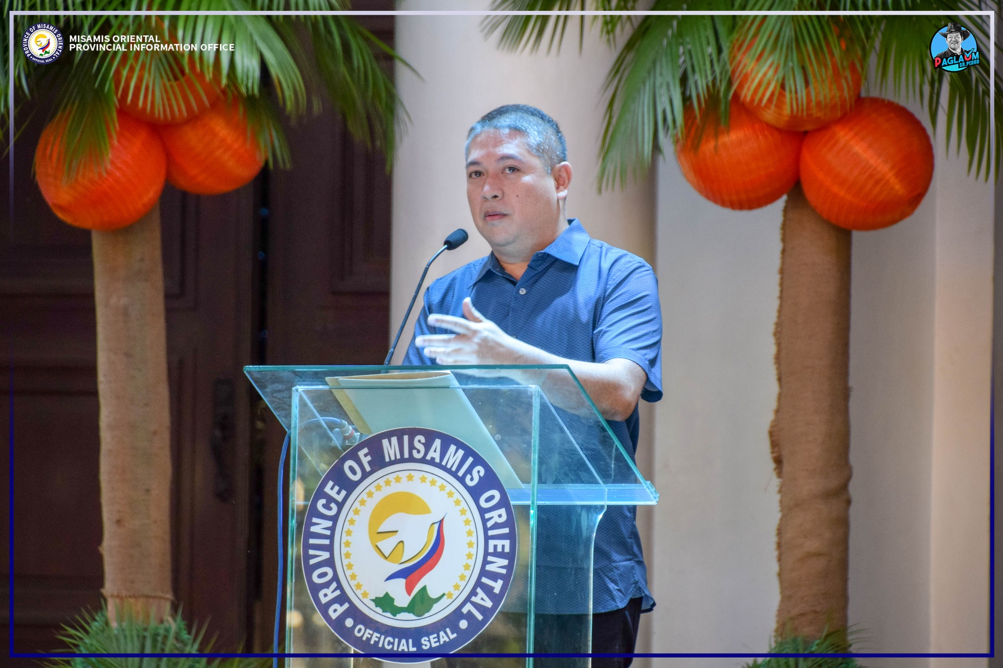 Vice Governor Jeremy Jonahmar “Jigjag” Pelaez sa iyang Opening Remarks.