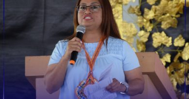 Initao Mayor Hon. Gagay Acain sa iyang mensahe atol sa PAGLAUM women’s congress.
