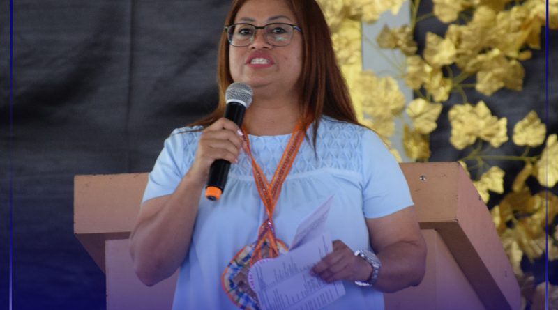 Initao Mayor Hon. Gagay Acain sa iyang mensahe atol sa PAGLAUM women’s congress.
